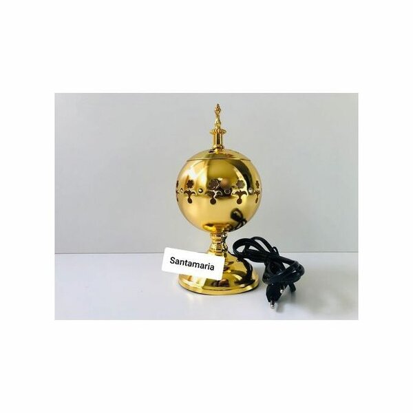 Encensoir électrique doré Santamaria