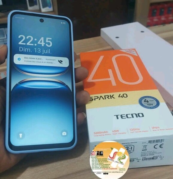 Smartphone Tecno Spark 40 Pro+