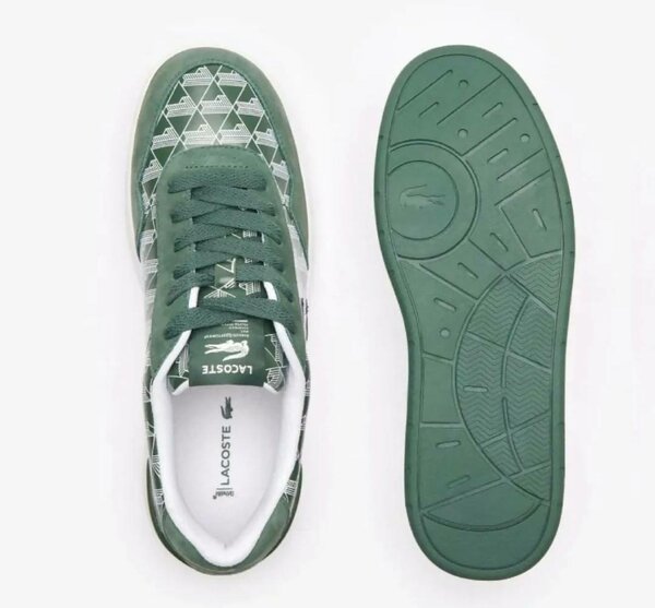 Baskets vertes Lacoste style