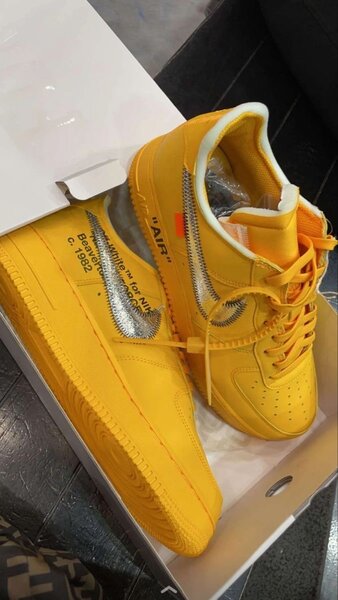 Sneakers jaunes tendance