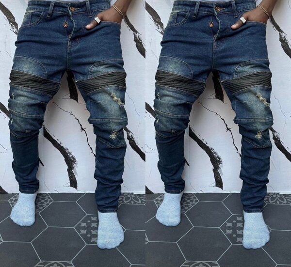 Jeans déchirés homme tendance