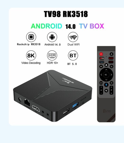 Box TV Android 14.0 8K