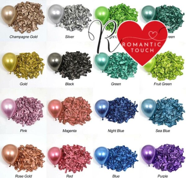 Ballons métallisés 50 pièces