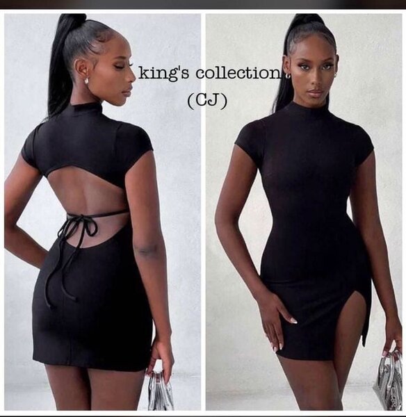 Robe Noire Dos Nu Élégante