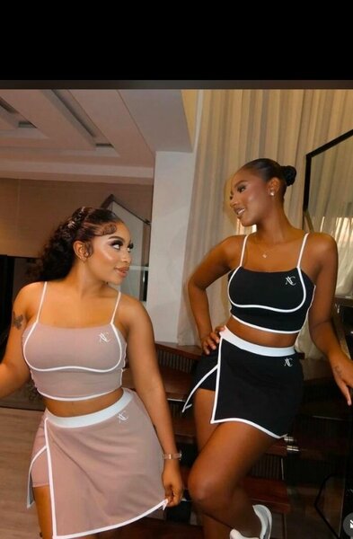 Ensemble Jupe Top Femme