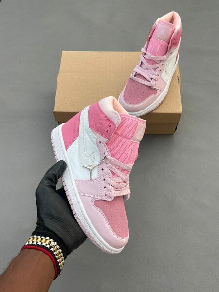 Baskets roses tendance