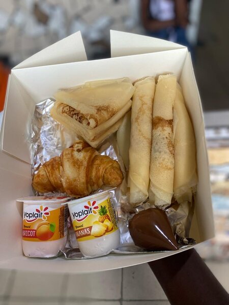 Délicieux crêpes sucrées