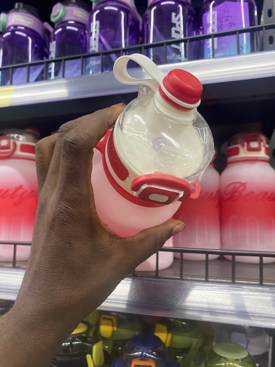 Gourde Sport Rouge 1L Pratique