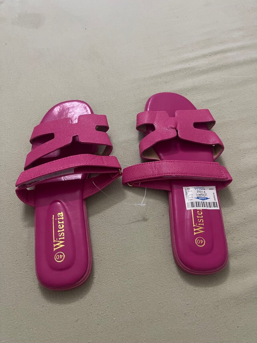 Sandales roses Wisteria
