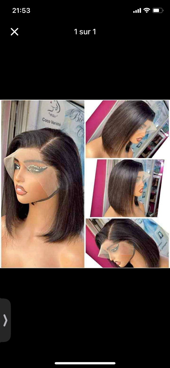 Perruque Carré Lace Front t12