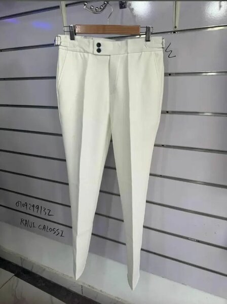 Pantalon blanc élégant