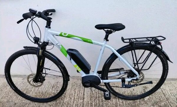 Vélo Électrique Mixte - Blanc et Vert