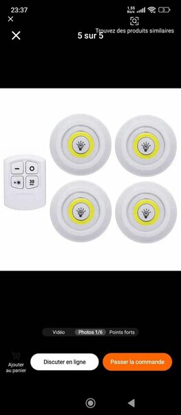 Ampoule adhésif avec télécomma