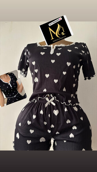 Pyjama Femme Cœur Chic