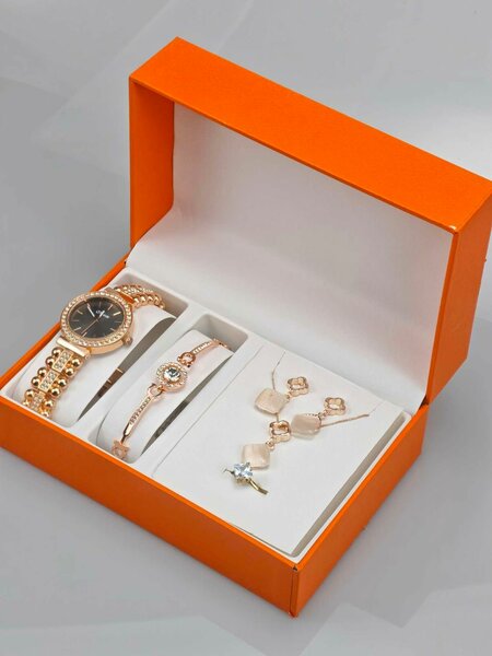 Ensemble Montre et Bijoux Élégant