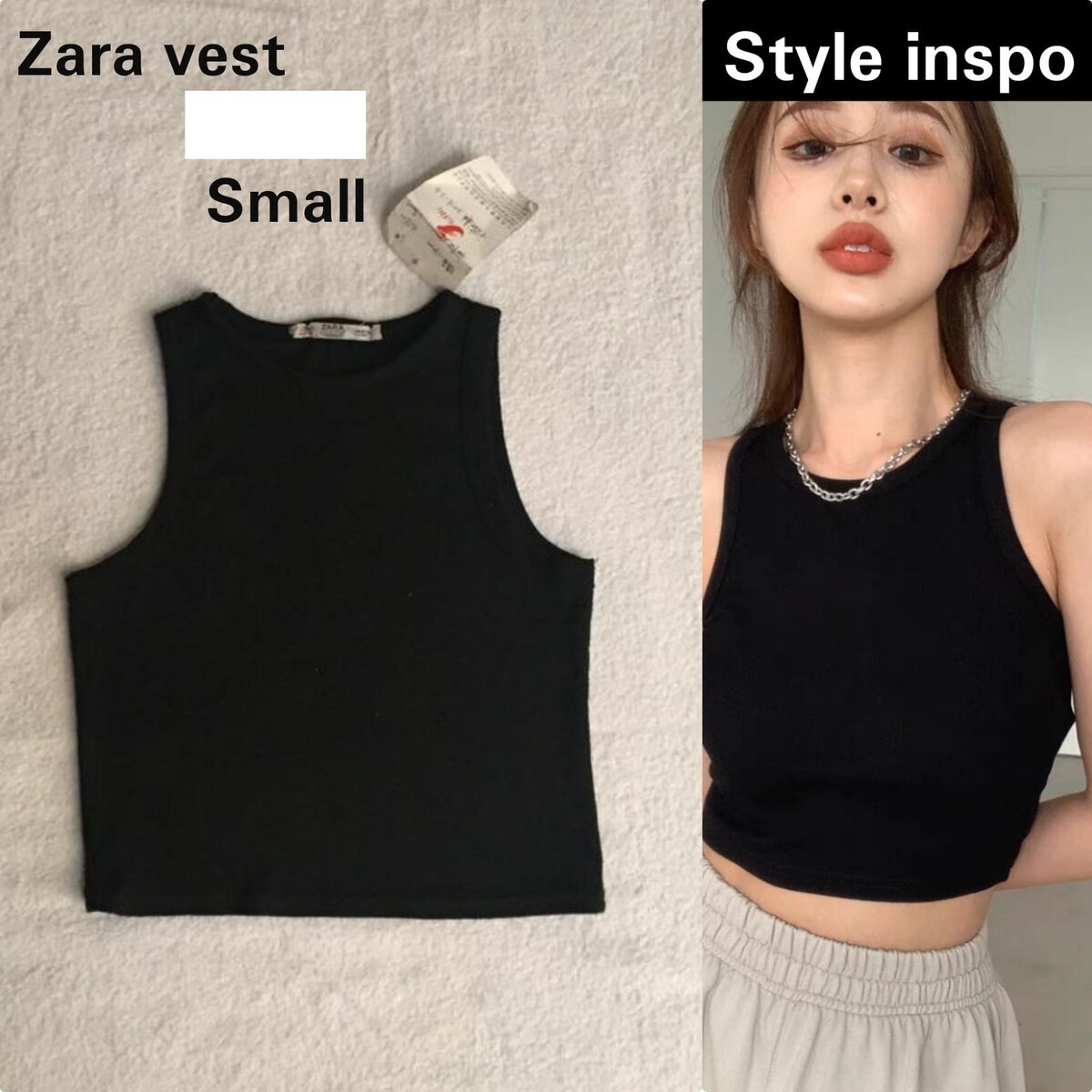 Salaula crop tops and tops