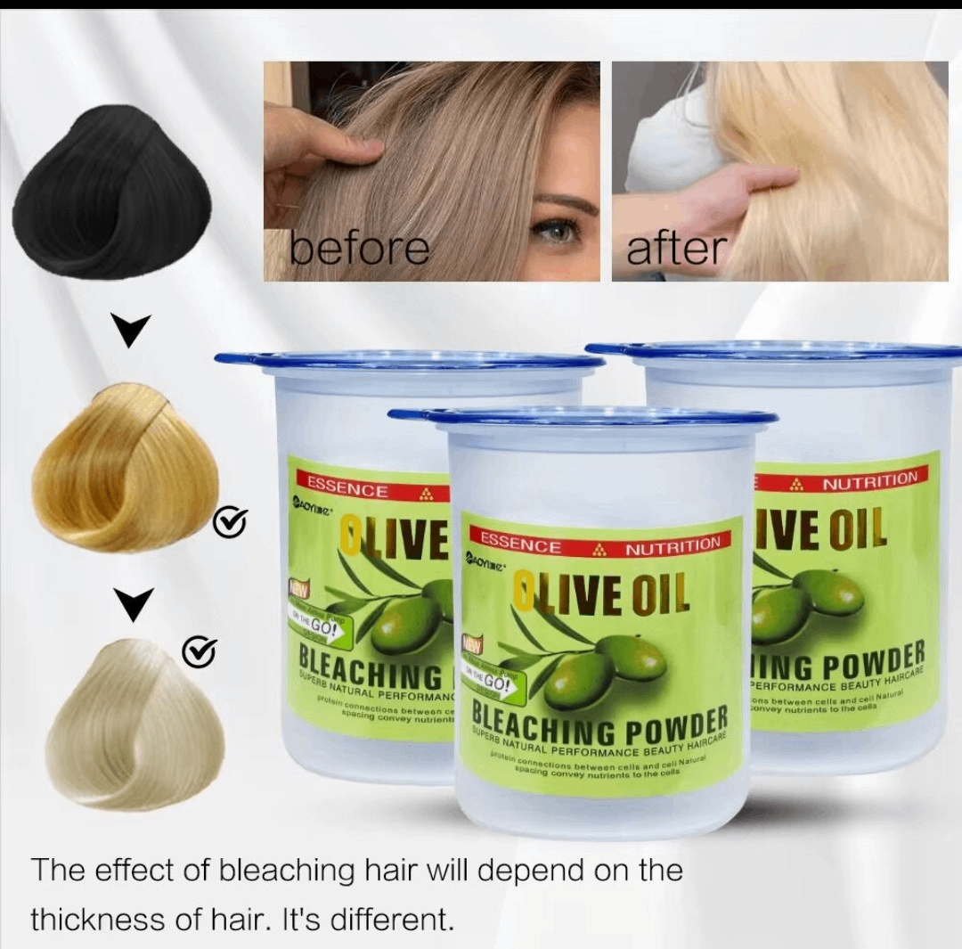 Poudre Décolorante à l'Huile d'Olive