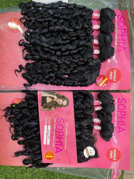 Extensions capillaires bouclés