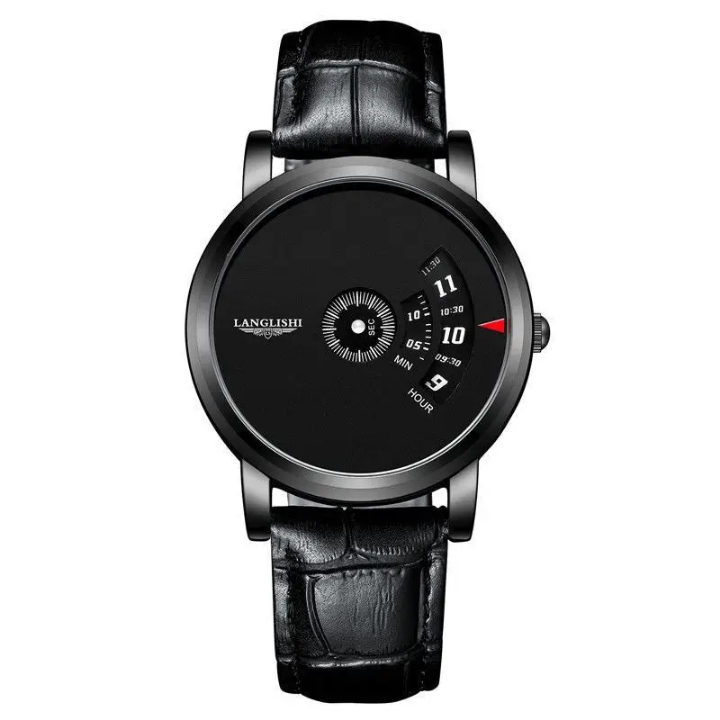 Montre Homme Minimaliste Noir
