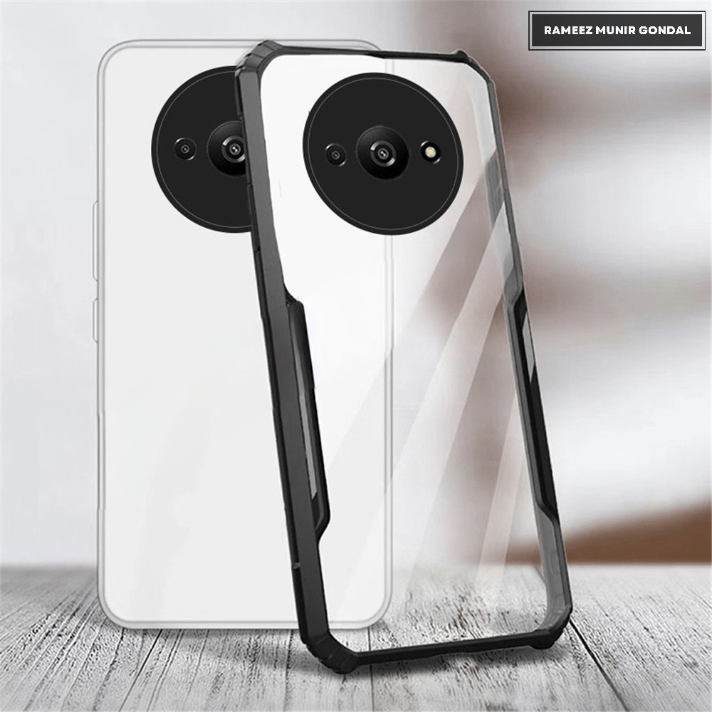 Redmi A3 Armor Shockproof Back Cover - Durable Protective Ca