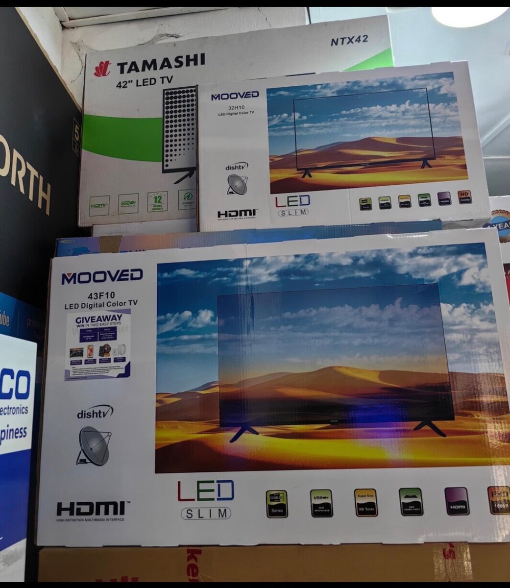 Sunnywalk, Pearl and mooved 32inches television