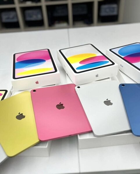 iPad coloré moderne