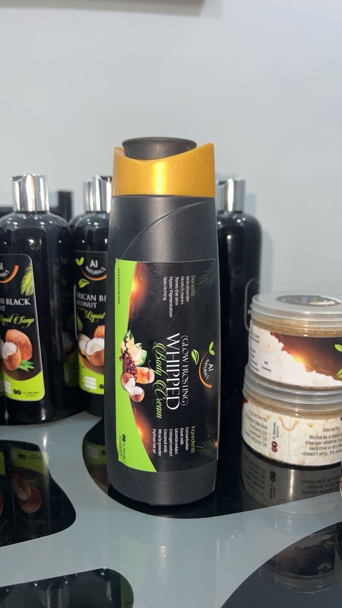 Frosting body lotion