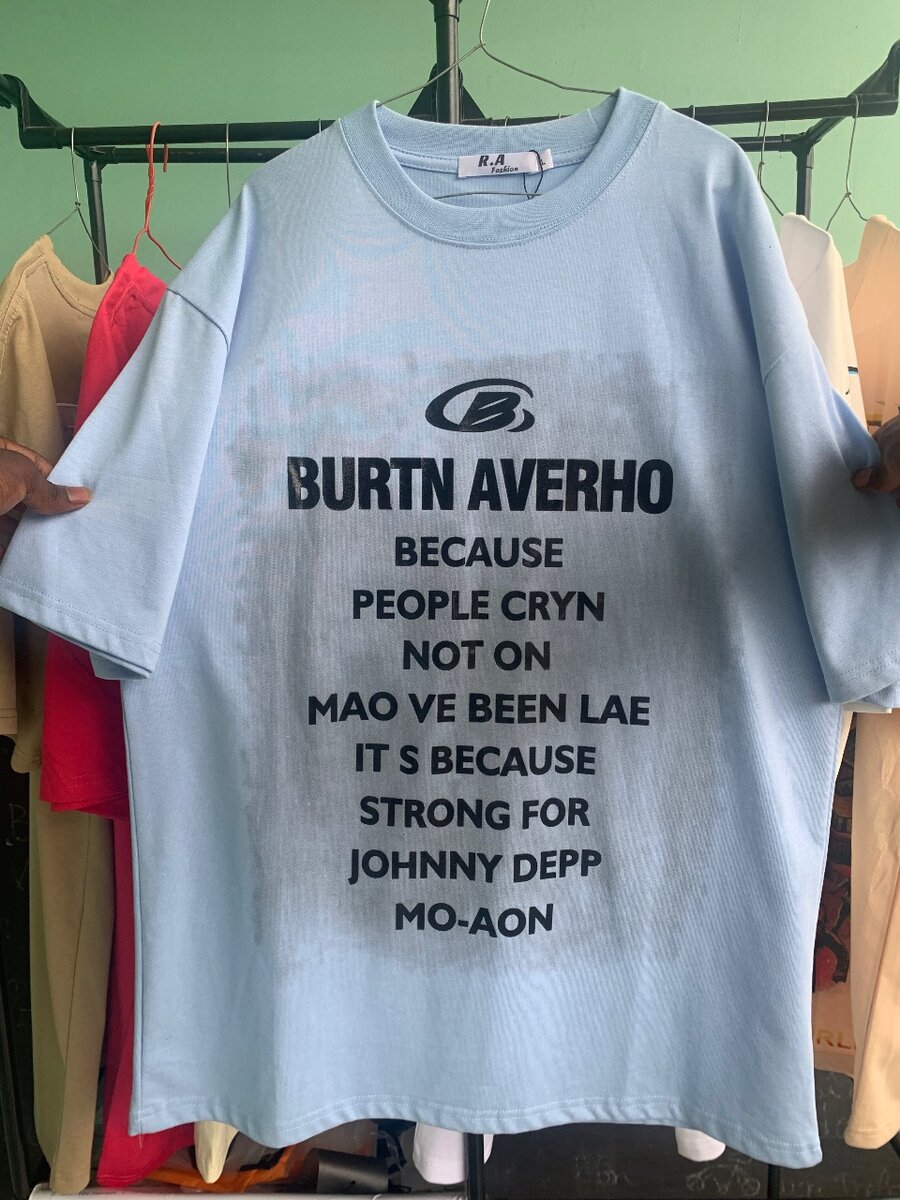 T-shirt oversize imprimée