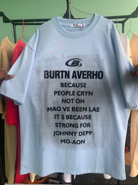 T-shirt oversize imprimée