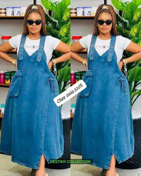 Robe Salopette en Jean Casual