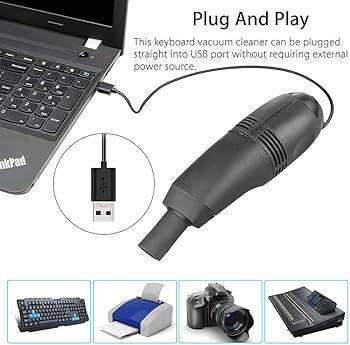 Mini aspirateur USB pour clavier