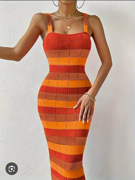 Robe en maille élégante