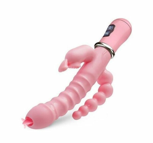 Vibromasseur Silicone Multivitesses