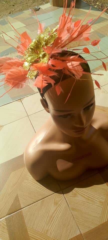 Classy feathers fascinator