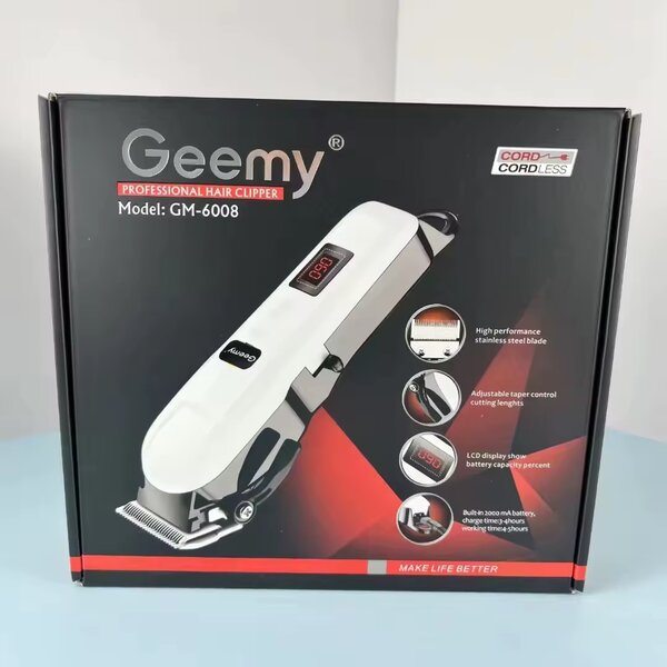 Geemy GM-6008 Tondeuse Professionnelle