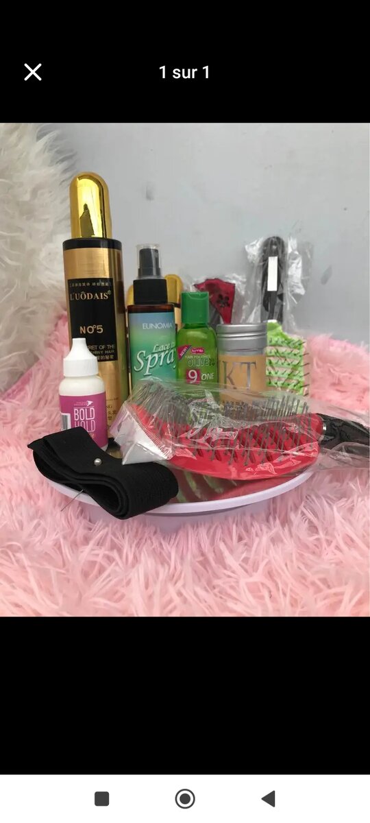 Kit complet pour soins capillaires