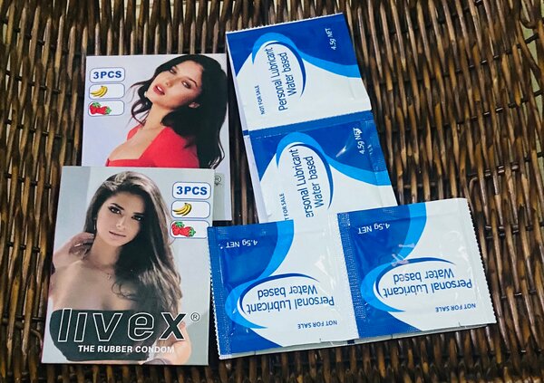 6 Préservatifs + 4 lubrifiants