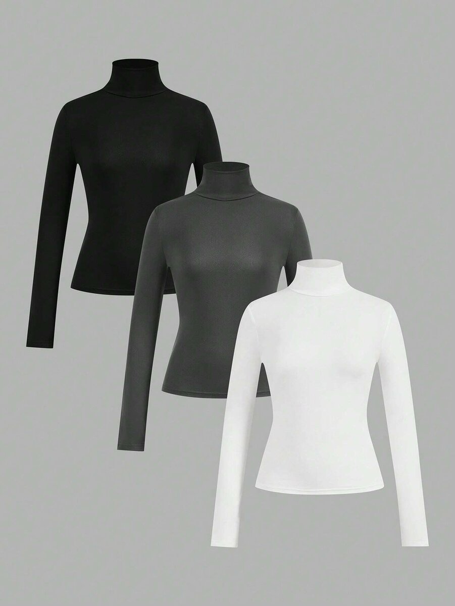 Lot de 3 sous-pulls basiques