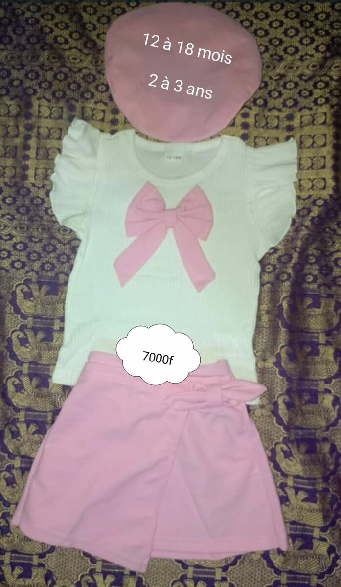 Ensemble élégant enfant fille