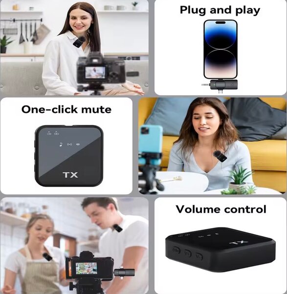 Microphones sans fil 3 en 1