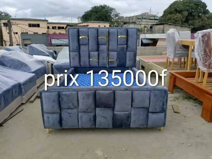 Lit Double Confortable Velours