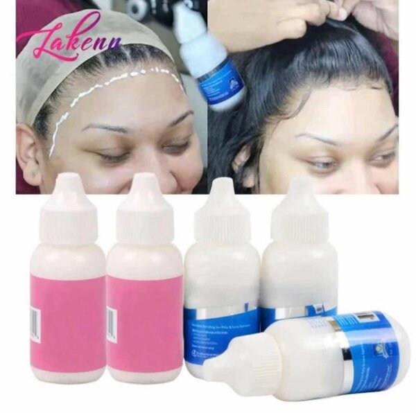 Colle pour perruques résistante