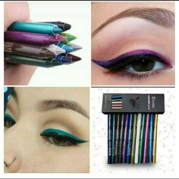 Eyeliner Pancils Pack Of 12 Water Proof