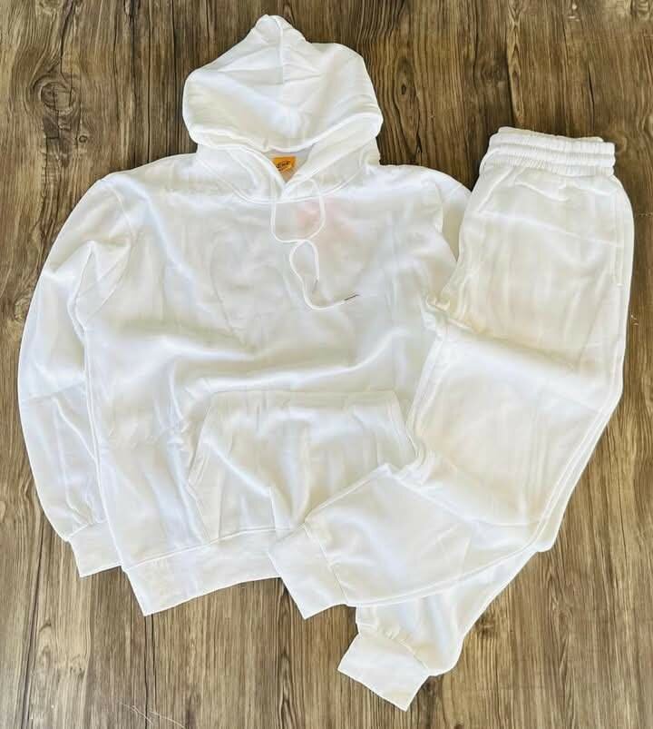 plain hoodie Top and down