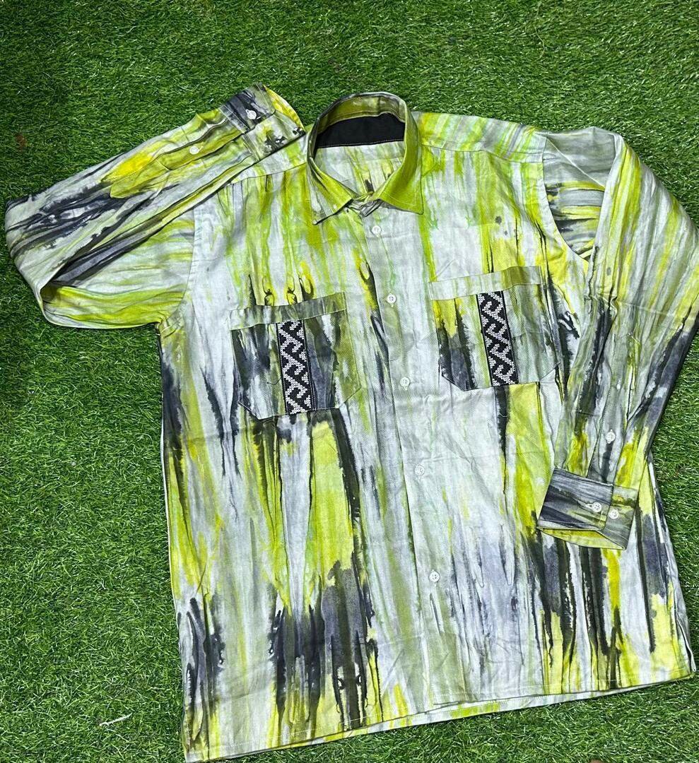 Chemise élégante multicolore