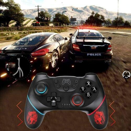 Manette Bluetooth Pour Jeu Sans Fil Avec Poignée 6 Axe