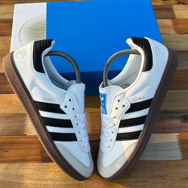 Baskets Samba blanches homme