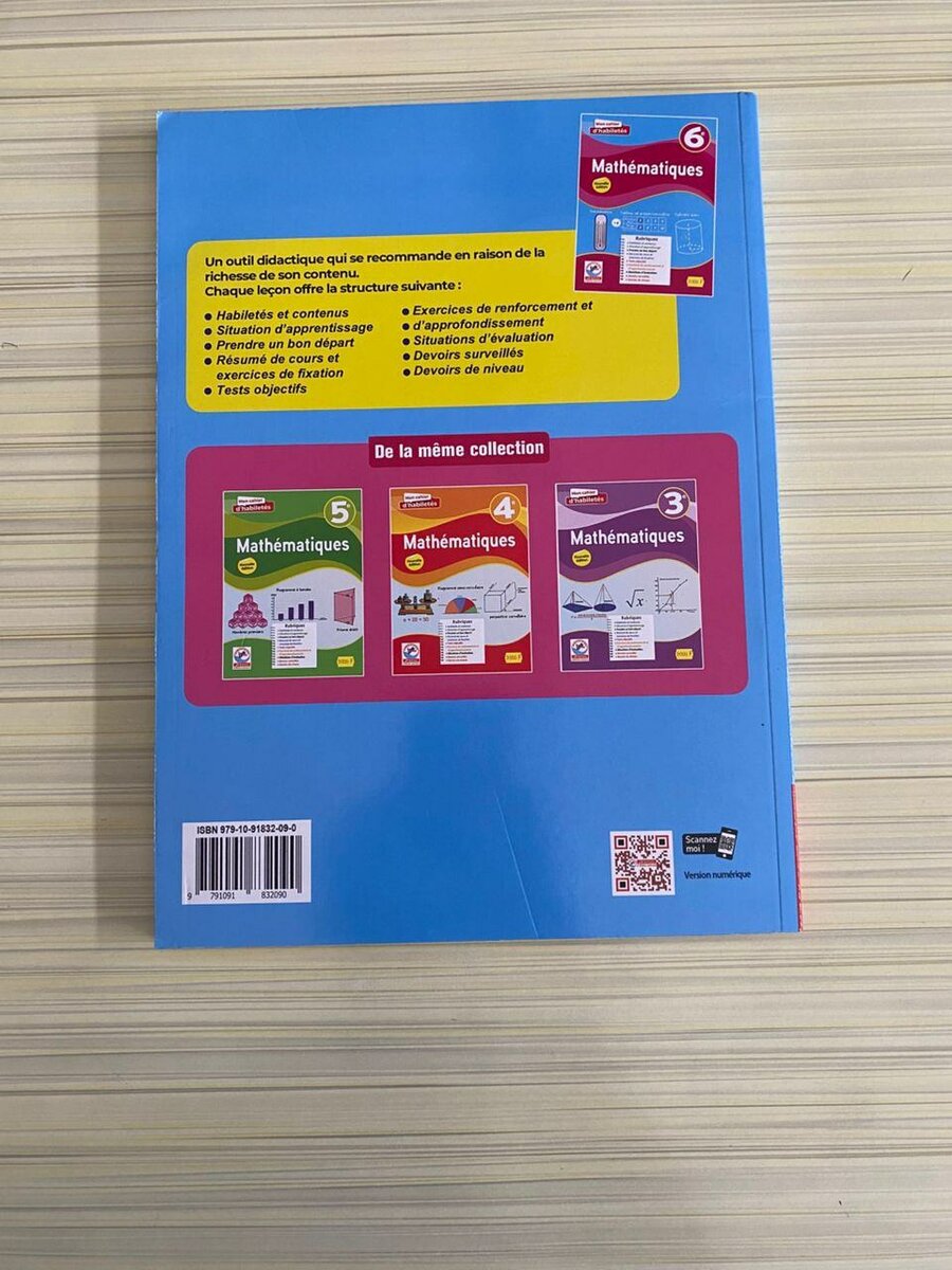 Cahier de Mathématiques 6e