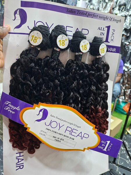 Extensions cheveux frisées 18"