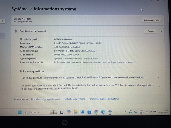 HP Laptop 15.6" Intel N4120